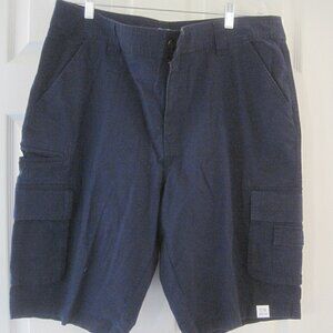TRUE CRAFT NAVY RIPSTOP CARGO SHORTS 36" X 13" NEW $54.50